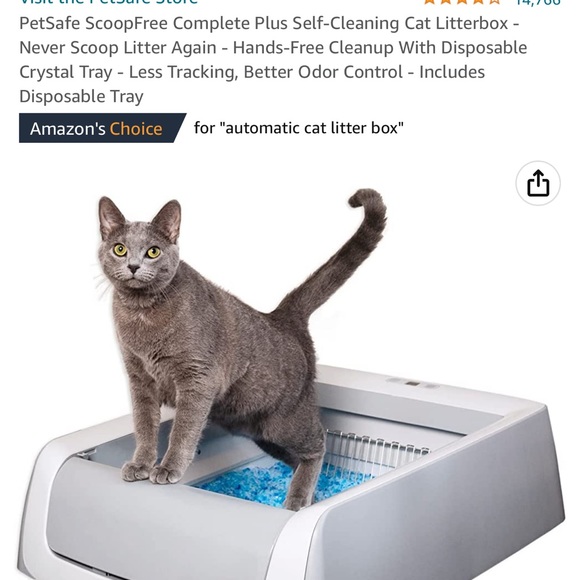 PetSafe Cat Pet Safe Automatic Litterbox And Reusable Tray New